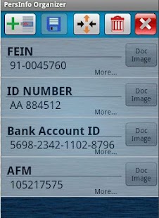 Download Personal Info Organizer APK for Android