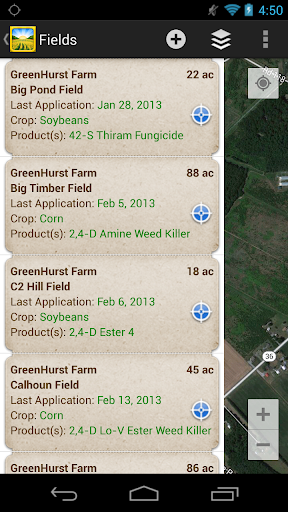 Pesticide and Field Records