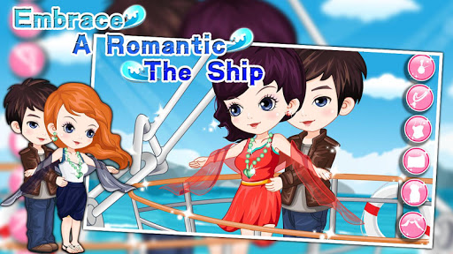 Embrace a romantic the ship