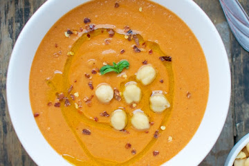 Creamy Tomato Chickpea Soup