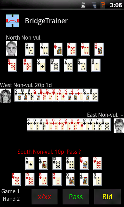 Bridge Trainer Screen 2