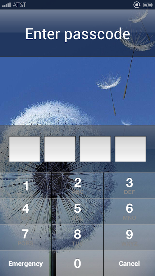 iPhone 5S Lock Screen - screenshot
