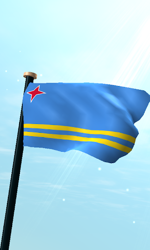 Aruba Flag 3D Live Wallpaper