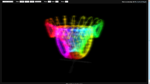 3d Trig music visualizer