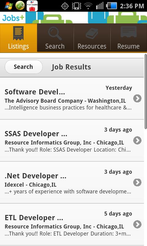 Jobs+ Screen 3