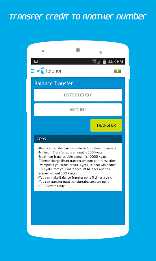 Telenor Myanmar Self-Care App - Android Apps on Google Play