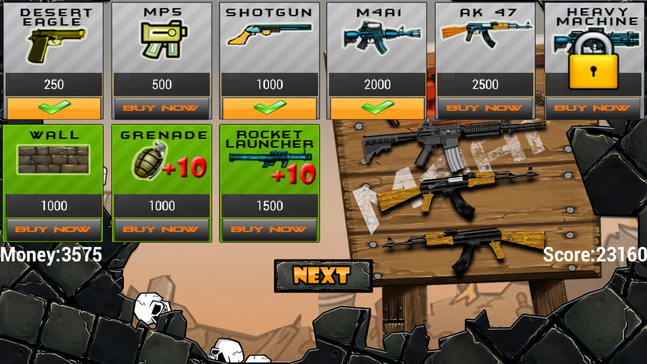 Zombies vs Soldier HD - screenshot