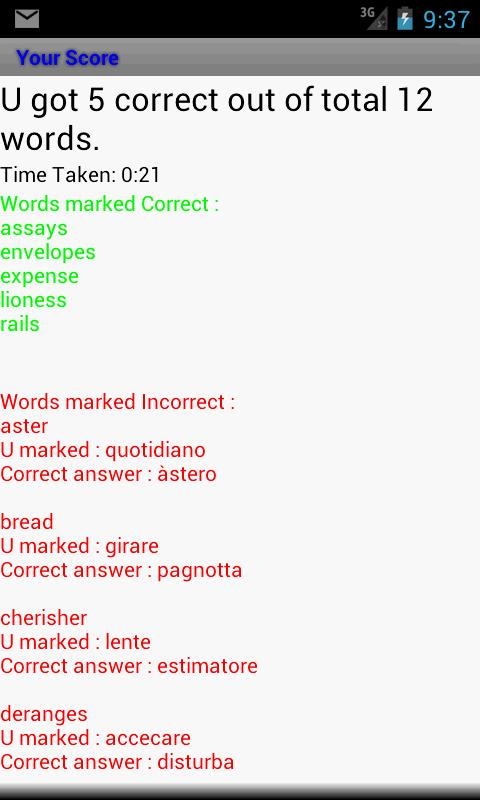 Learn English To Italian Words - Android Apps on Google Play