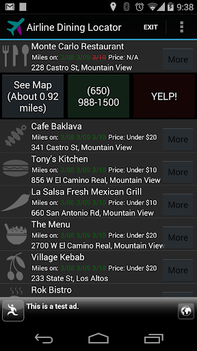 Dining Program Locator