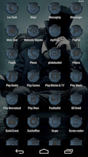 VM7 Grey on Blue Icon Set Screenshots 3