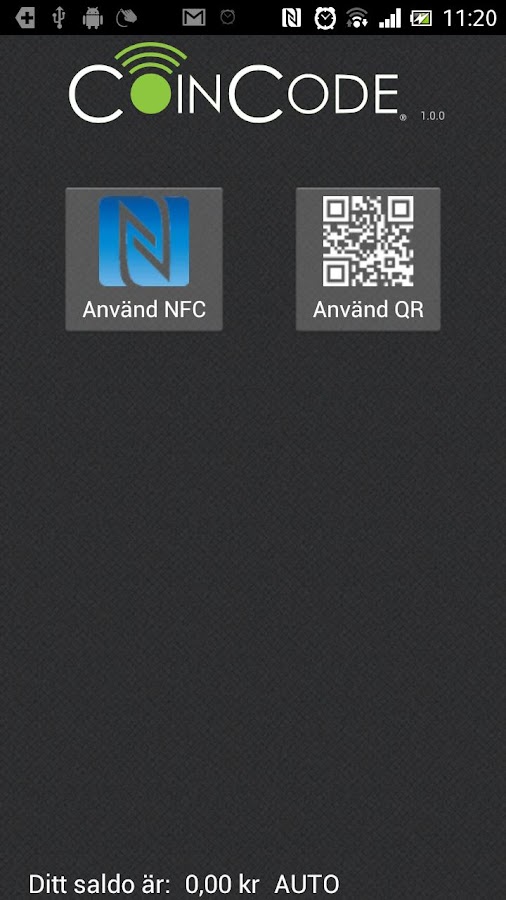 Coincode – Mobile payment Screen 3