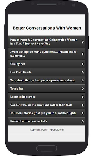 Better Conversation With Women