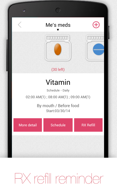 My PillBox(Meds&amp;Pill Reminder) Screen 2