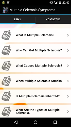 Multiple Sclerosis Symptoms