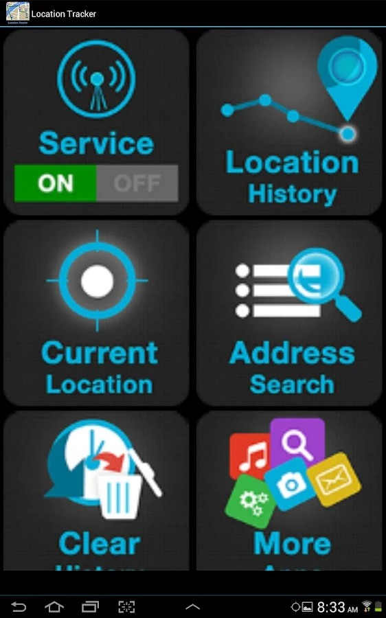 Mobile Location Tracker - screenshot