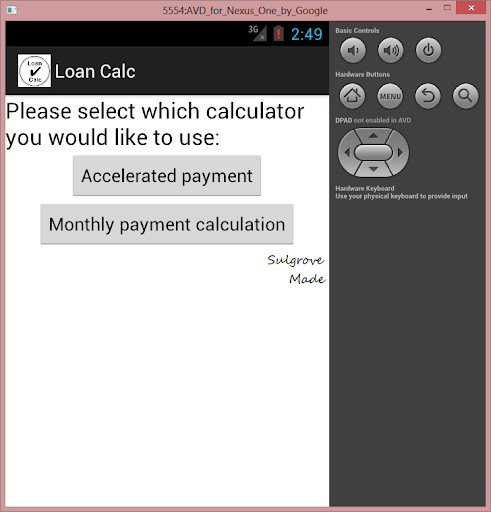 Loan Calc