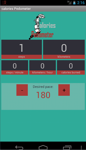 calorie pedometer