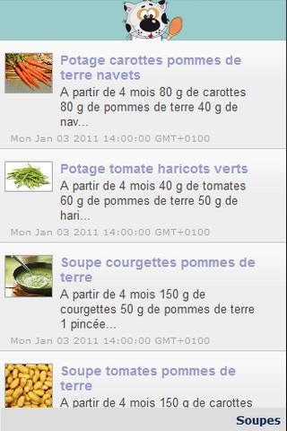 Mes recettes vapeur pour bébé Screen 1