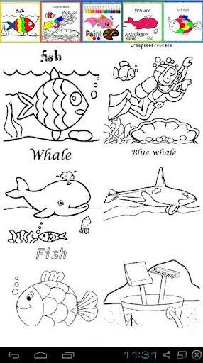 Coloring Sea Animals Kid