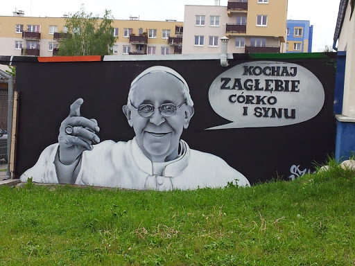 Mural Kochaj Zagłębie