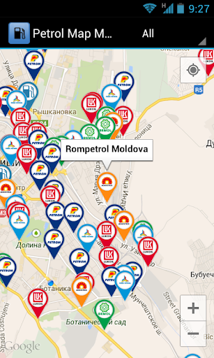 Petrol Map Moldova