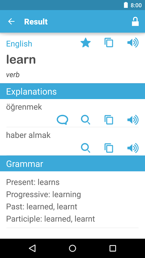 Turkish Dictionary|Translator - Android Apps on Google Play