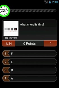 Piano chord quiz Screenshots 4