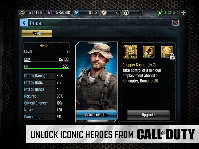 Call of Duty: Heroe APK Mod v1.7.2 (Hing Damage) - screenshot