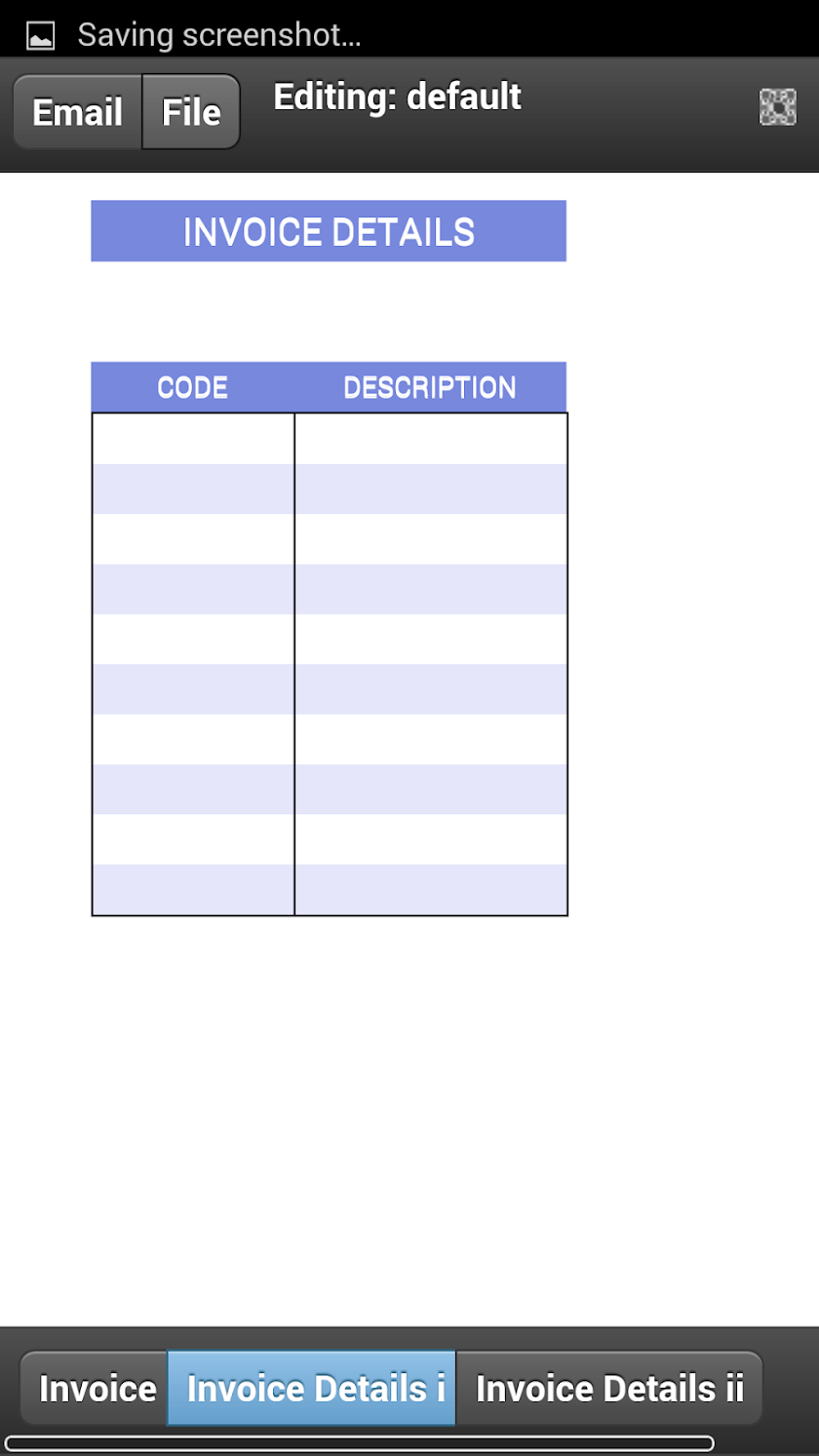 Medical Invoice Screen 3