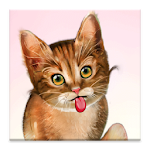 Cover Image of Download Screen Licking Cat Wallpaper 1.0 APK