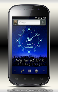 How to install 12星座☆水瓶座アナログ時計ウィジェット patch 2 apk for bluestacks