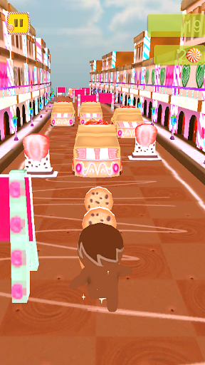 3D Cookie Candy Man Run Rush