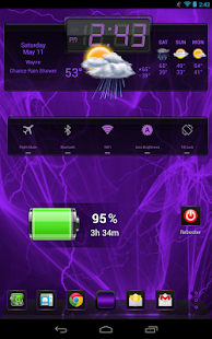 Download Next Launcher 3D Purple Wind APK for Android