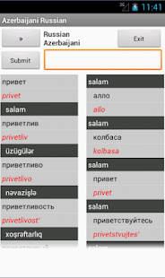 Russian Azeri Dictionary Screenshots 0