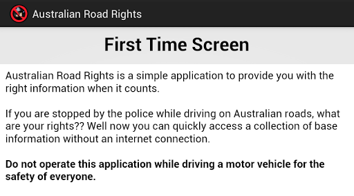 Australian Road Rights