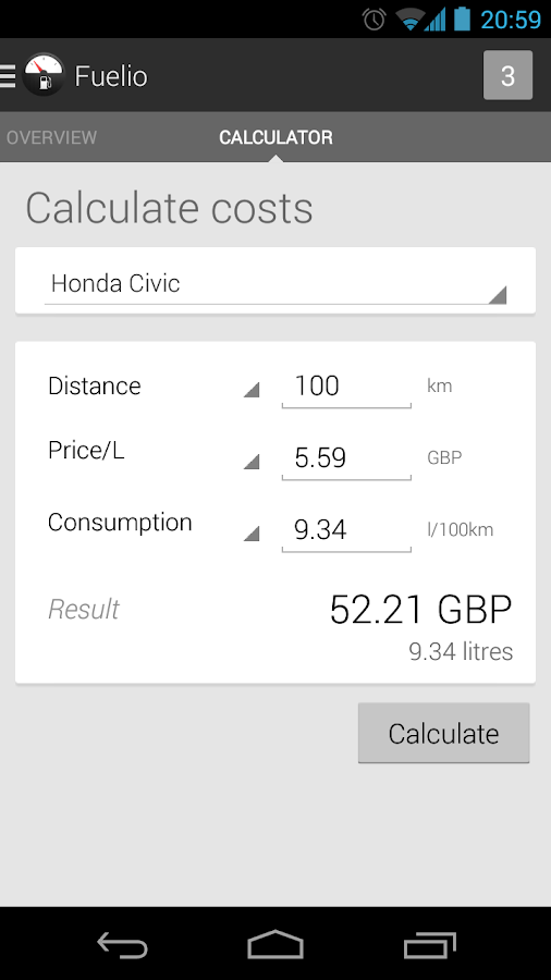 Fuelio Fuel log & costs Android Apps on Google Play