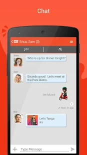 Tango Messenger, Video & Calls - screenshot thumbnail