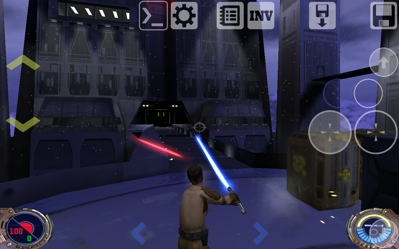 Cavaleiro Jedi II Touch - tela