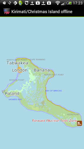 Christmas Island offline map