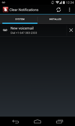 Clear Voicemail Notifications