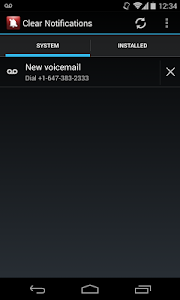 Clear Voicemail Notifications – Get rid of persistent / non-swipable