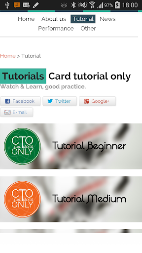 Card Tutorial Only