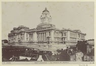 Paleis van Justitie in Brussel, gezien over daken