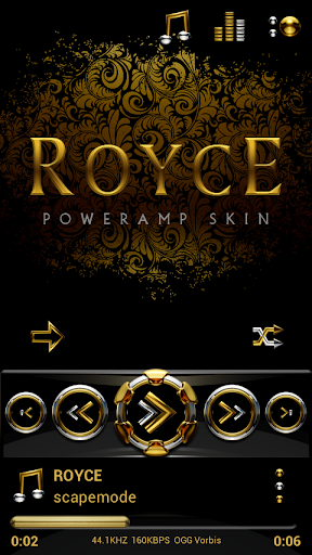 Poweramp skin ROYCE