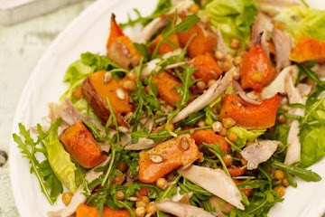 Chicken & squash salad