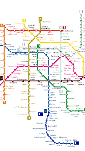 멕시코시티 지하철 노선도