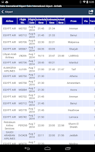Cairo Airport (CAI) Flight Tracker Egyptair - Apps on Google Play