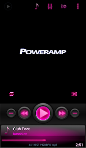 Screenshot Mad Jelly Pink Poweramp Skin v1.3.1