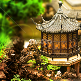 Window on China Theme Park by Sam Song - Artistic Objects Other Objects