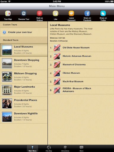 【免費旅遊App】Little Rock Map and Walks-APP點子